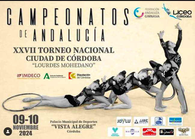 CARTEL XXVII TORNEO NACIONAL CIUDAD DE CÓRDOBA «LOURDES MOHEDANO»